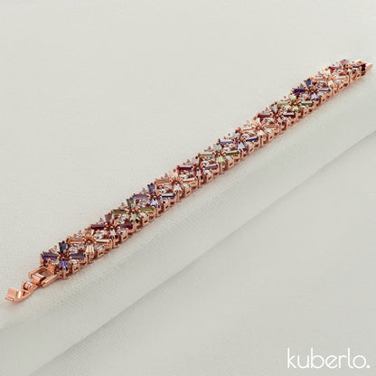 Princess Bracelet Multicolour - Kuberlo - Best Gift for - Imitation Jewellery - Designer Jewellery - one gram gold - fashion jewellery