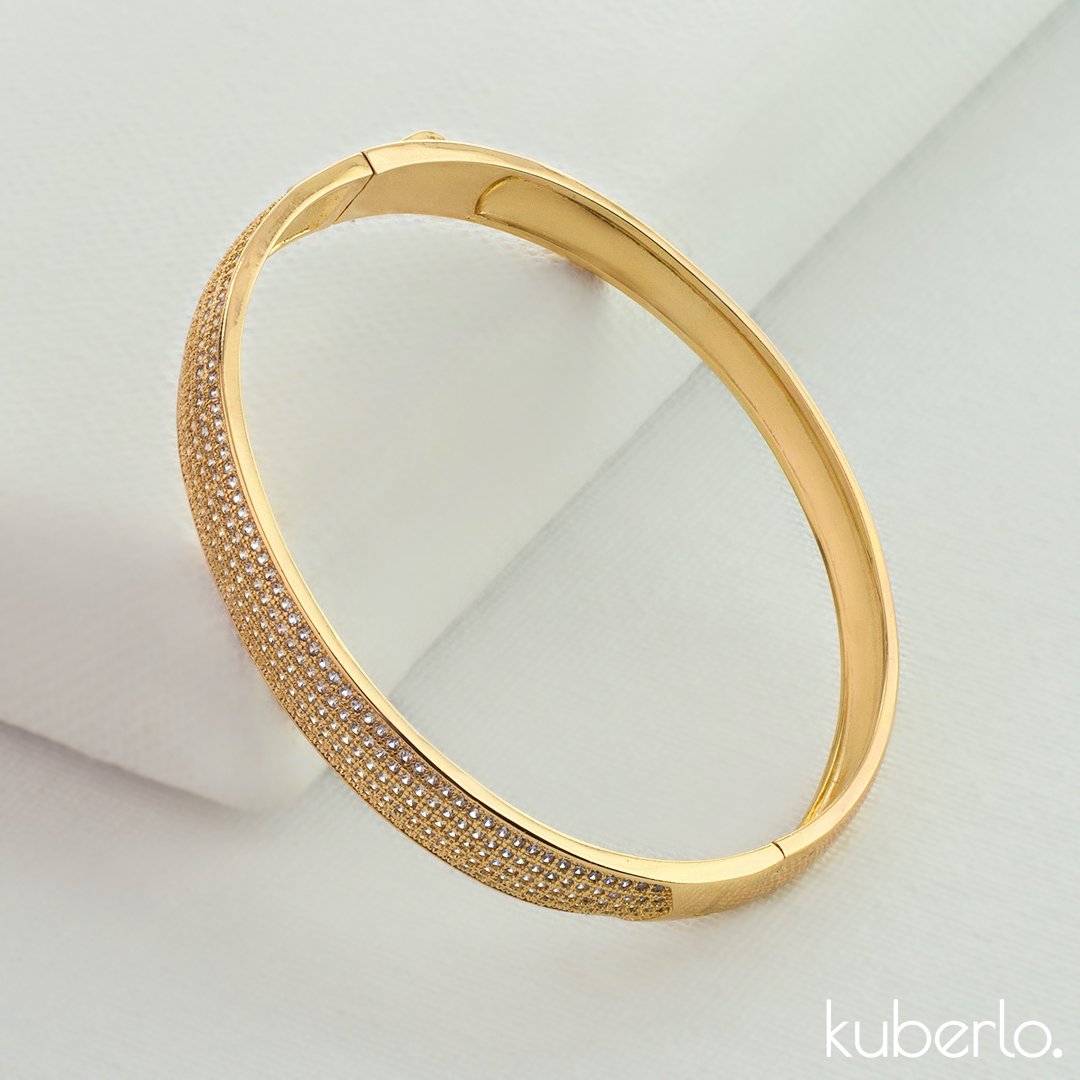 Melody Bangle Gold - Kuberlo - Best Gift for - Imitation Jewellery - Designer Jewellery - one gram gold - fashion jewellery