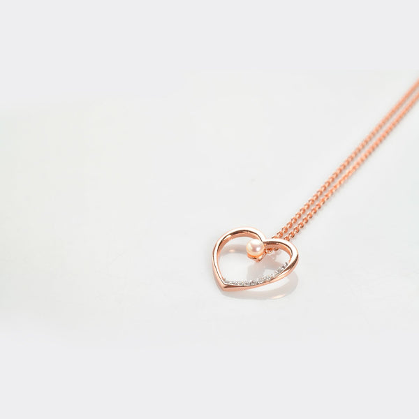 Pearl Heart Pendant