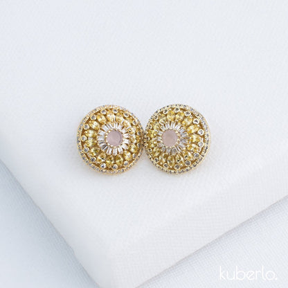 Vihana Stud Earrings - Kuberlo - Best Gift for - Imitation Jewellery - Designer Jewellery - one gram gold - fashion jewellery