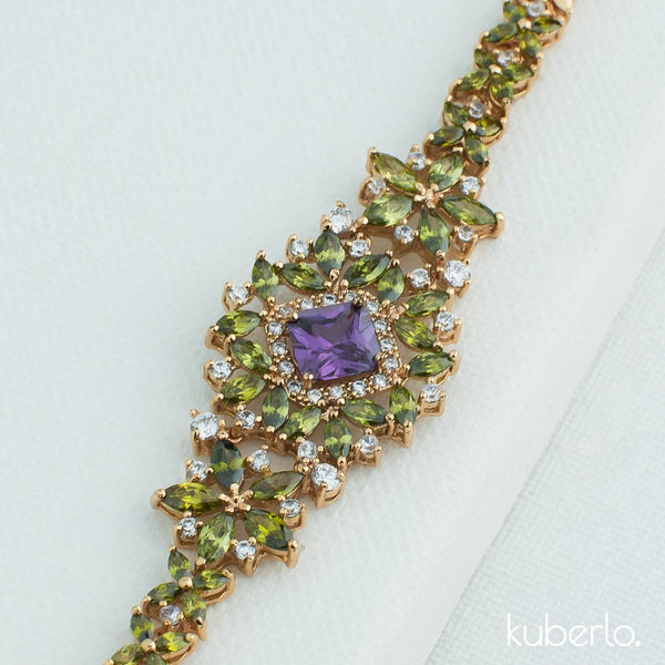 Green Pipa Bracelet - Kuberlo - Best Gift for - Imitation Jewellery - Designer Jewellery - one gram gold - fashion jewellery