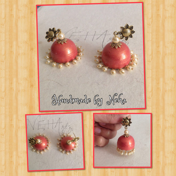 Custom Made Jumka earrings - Kuberlo - Best Gift for - Imitation Jewellery - Designer Jewellery - one gram gold - fashion jewellery