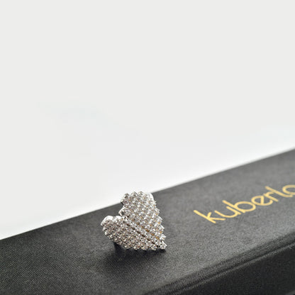 Crystal Heart Ring