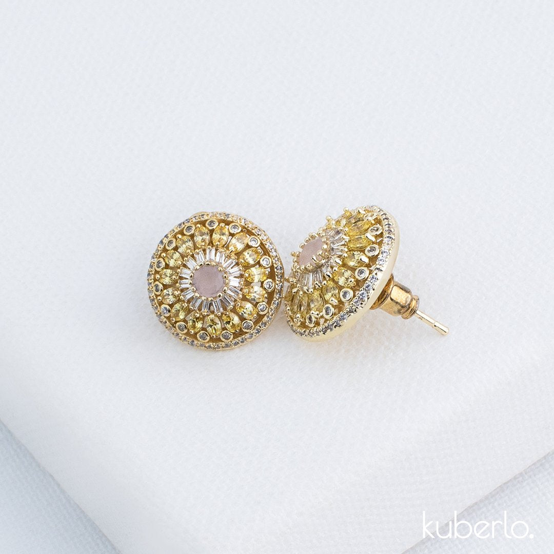 Vihana Stud Earrings - Kuberlo - Best Gift for - Imitation Jewellery - Designer Jewellery - one gram gold - fashion jewellery