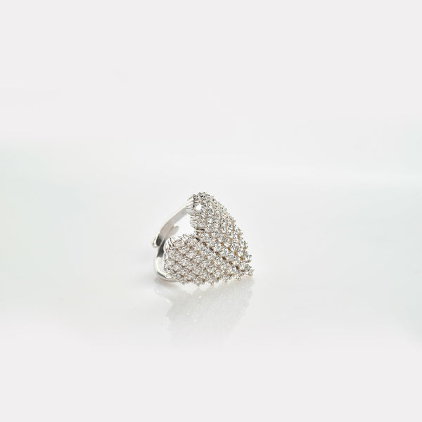 Crystal Heart Ring