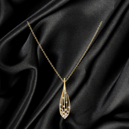 Drop Crystal Pendant - Kuberlo - Best Gift for - Imitation Jewellery - Designer Jewellery - one gram gold - fashion jewellery