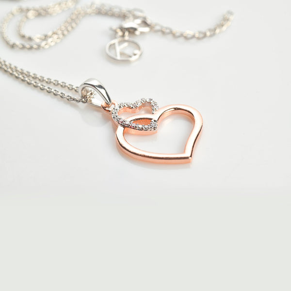 Double Hearts Pendant