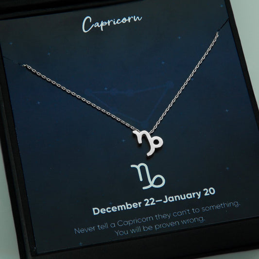 Capricorn ( Dec 22 - Jan 19 ) Silver - Kuberlo - Best Gift for - Imitation Jewellery - Designer Jewellery - one gram gold - fashion jewellery