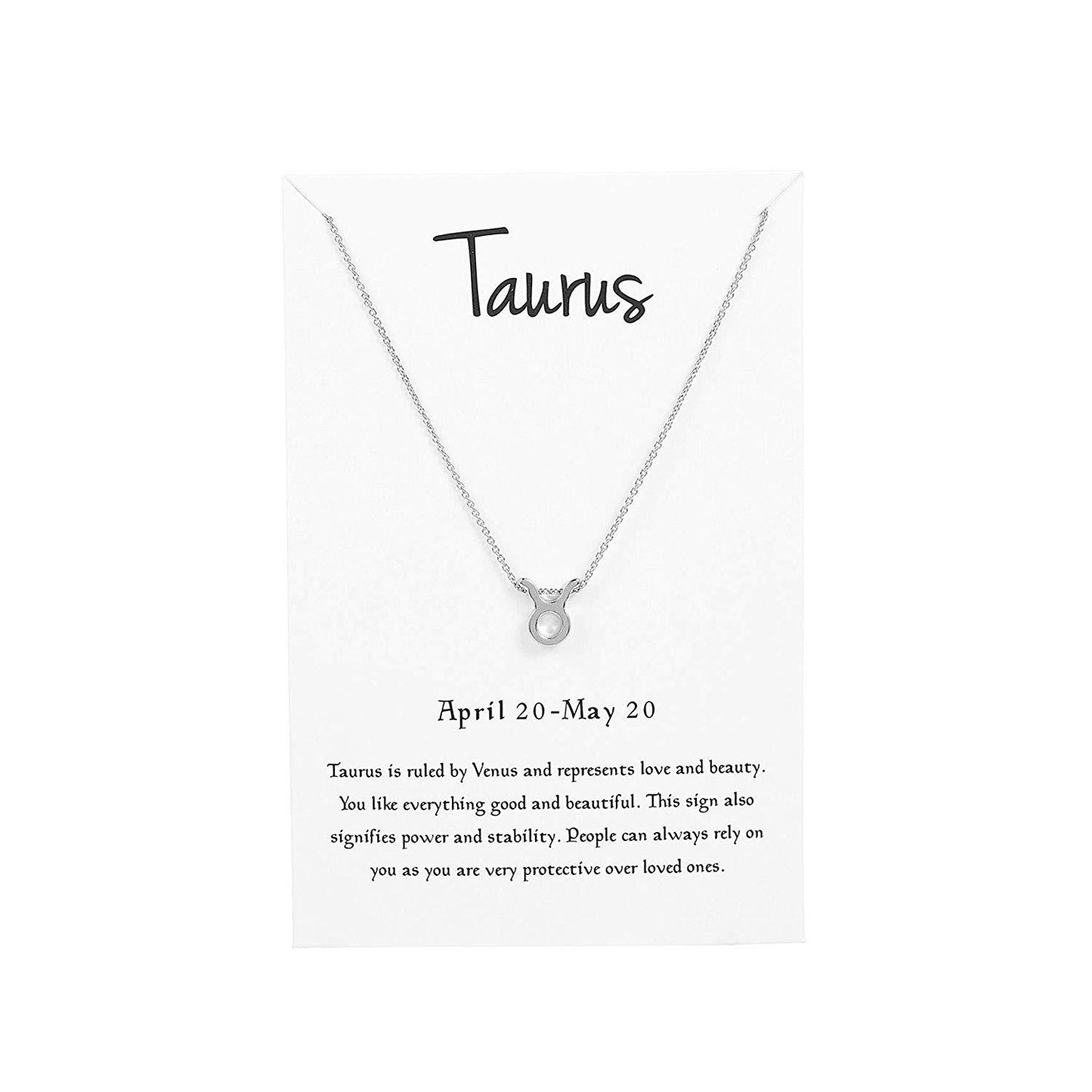 Taurus ( Apr 20 - May 20 ) Silver - Kuberlo - Best Gift for - Imitation Jewellery - Designer Jewellery - one gram gold - fashion jewellery