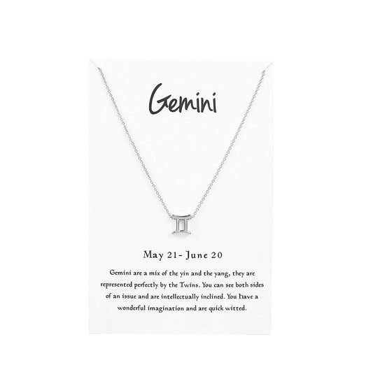 Gemini ( May 21 - Jun 20) Silver - Kuberlo - Best Gift for - Imitation Jewellery - Designer Jewellery - one gram gold - fashion jewellery