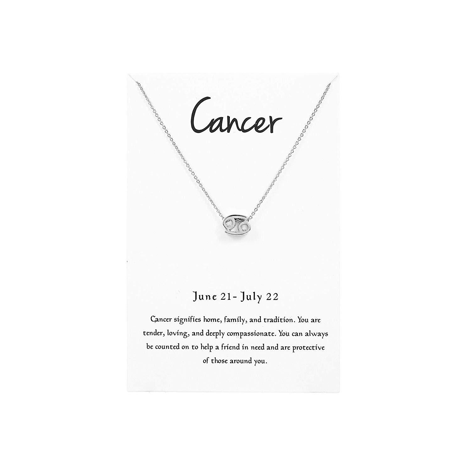 Cancer ( Jun 21 - Jul 22 ) Silver - Kuberlo - Best Gift for - Imitation Jewellery - Designer Jewellery - one gram gold - fashion jewellery