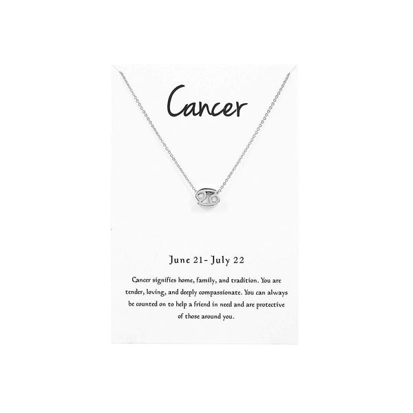 Cancer ( Jun 21 - Jul 22 ) Silver - Kuberlo - Best Gift for - Imitation Jewellery - Designer Jewellery - one gram gold - fashion jewellery