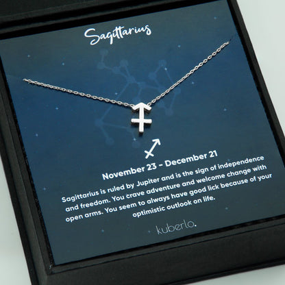 Sagittarius ( Nov 22 - Dec 21 ) Silver - Kuberlo - Best Gift for - Imitation Jewellery - Designer Jewellery - one gram gold - fashion jewellery