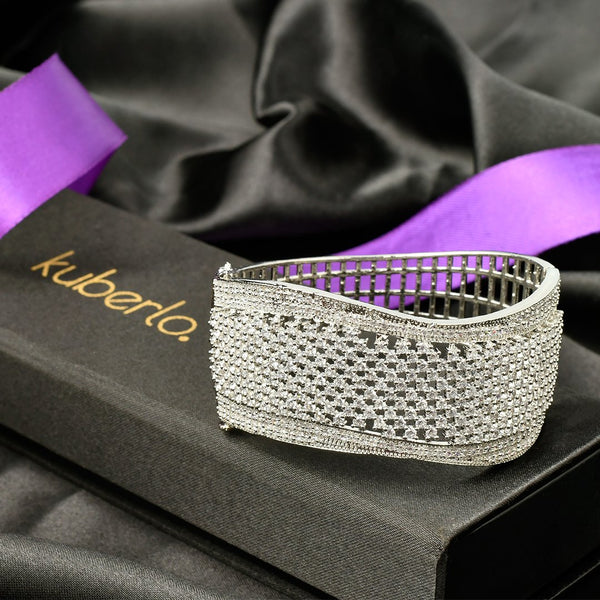 Sakshi Bangle Bracelet Silver