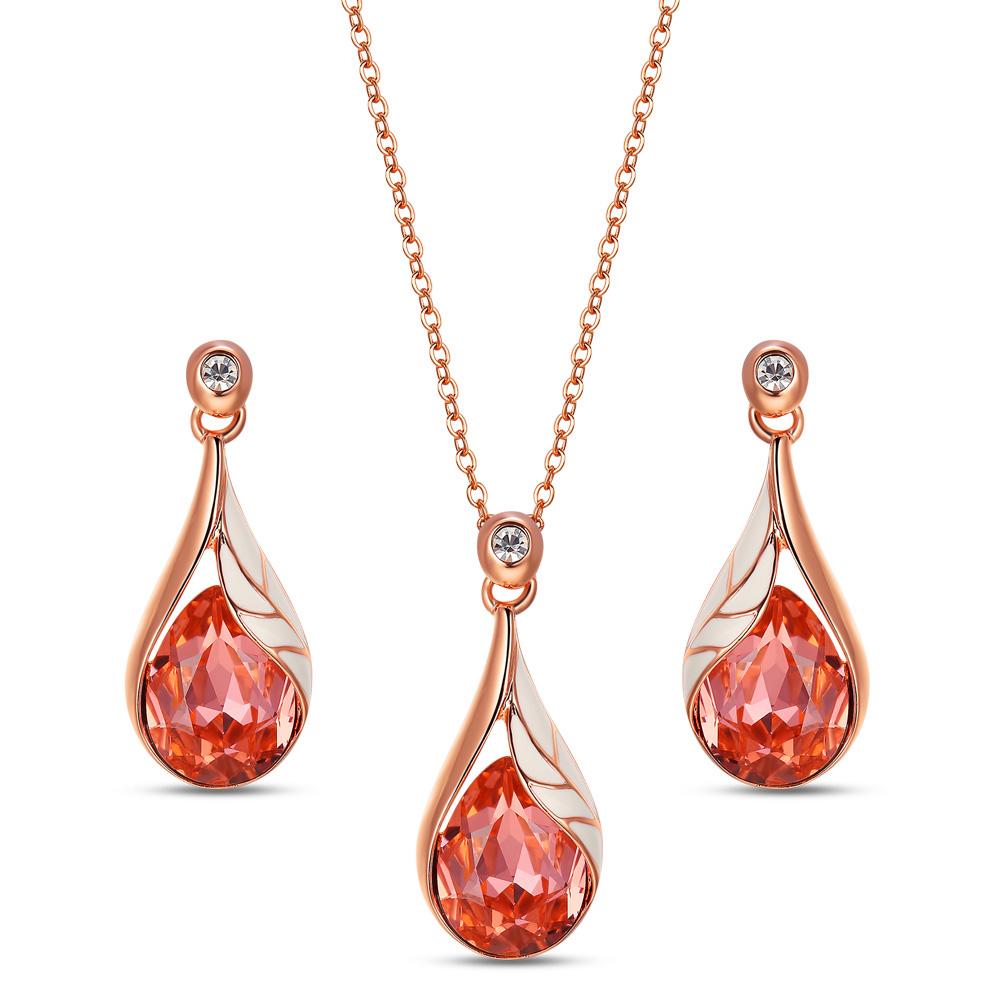 Flama Pendant Set - Kuberlo - Best Gift for - Imitation Jewellery - Designer Jewellery - one gram gold - fashion jewellery