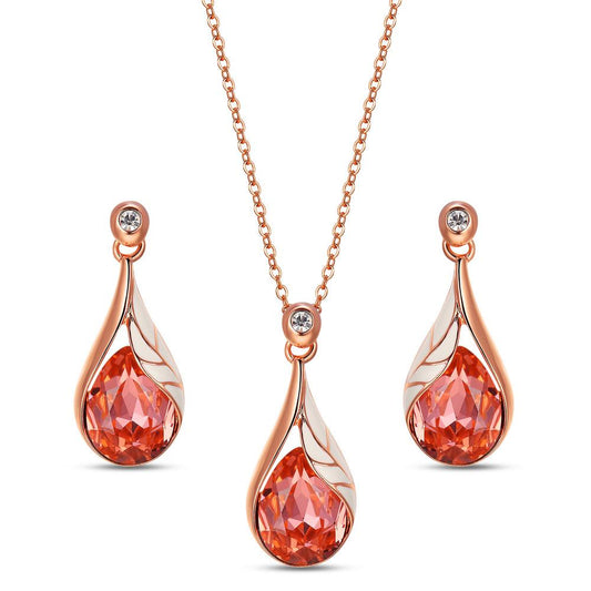 Flama Pendant Set - Kuberlo - Best Gift for - Imitation Jewellery - Designer Jewellery - one gram gold - fashion jewellery