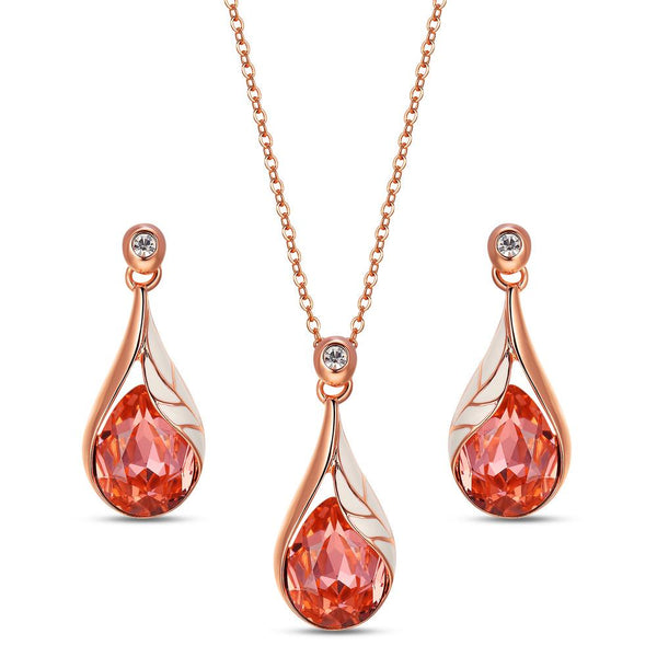 Flama Pendant Set - Kuberlo - Best Gift for - Imitation Jewellery - Designer Jewellery - one gram gold - fashion jewellery