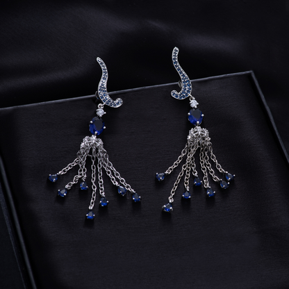 Blue Moon Jhumka Earrings