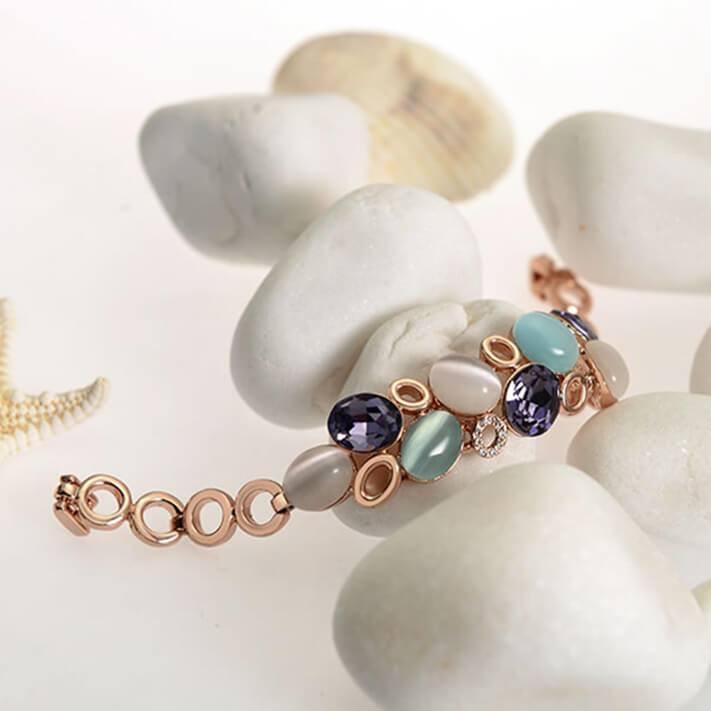 Mahiya Multi-colour Bracelet - Kuberlo - Best Gift for - Imitation Jewellery - Designer Jewellery - one gram gold - fashion jewellery