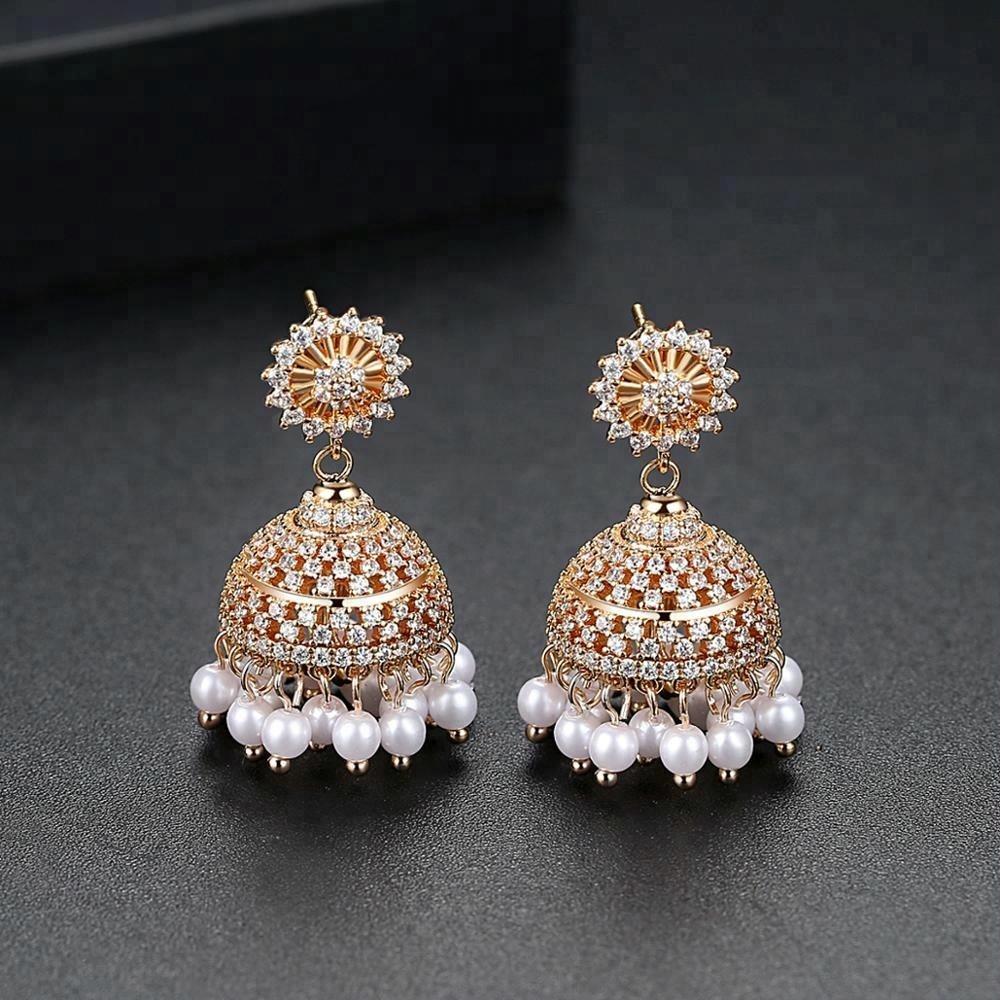 Celebration Jhumka Earrings - Kuberlo - Best Gift for - Imitation Jewellery - Designer Jewellery - one gram gold - fashion jewellery