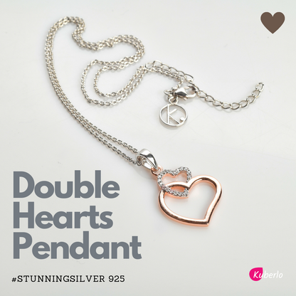 Double Hearts Pendant