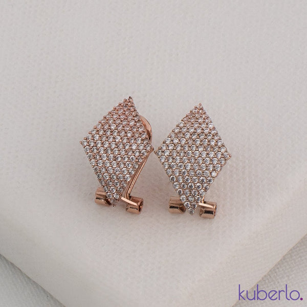 Diamond Cut Earrings Gold - Kuberlo - Best Gift for - Imitation Jewellery - Designer Jewellery - one gram gold - fashion jewellery