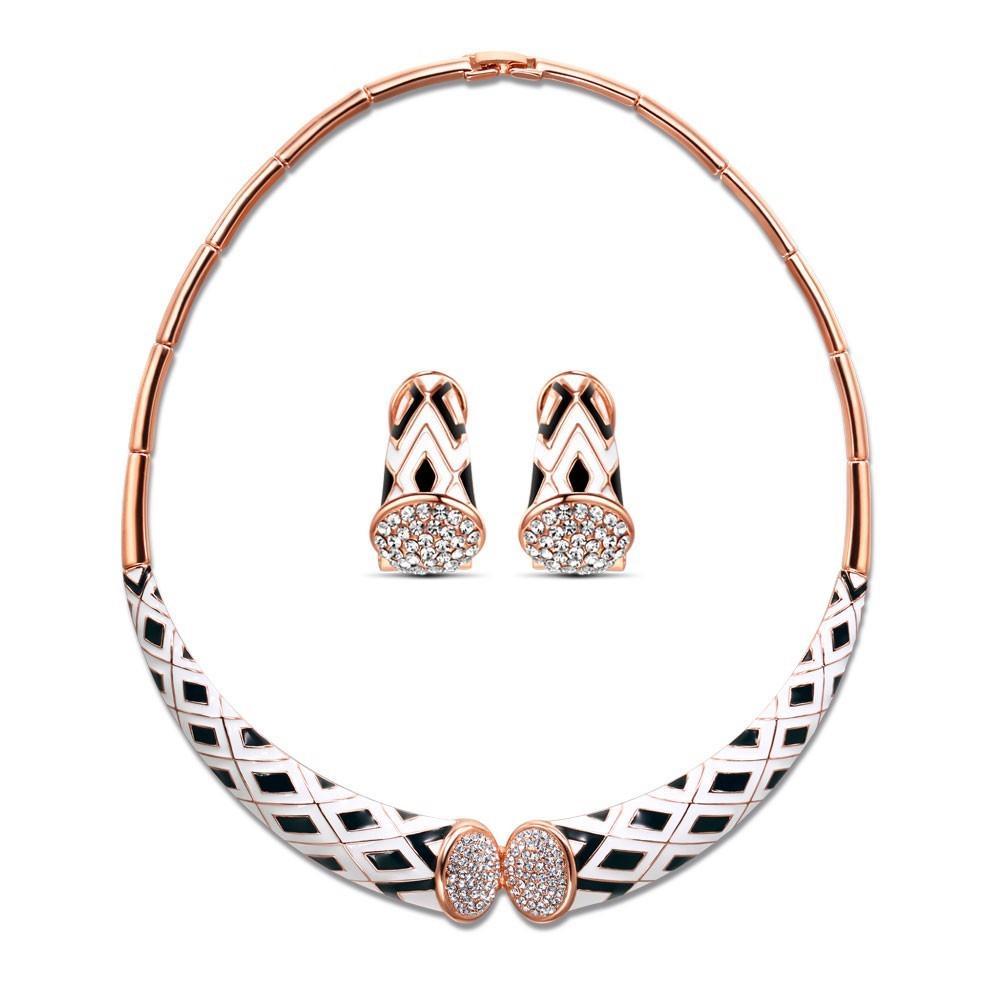 Emma Enamel Choker Necklace - Kuberlo - Best Gift for - Imitation Jewellery - Designer Jewellery - one gram gold - fashion jewellery