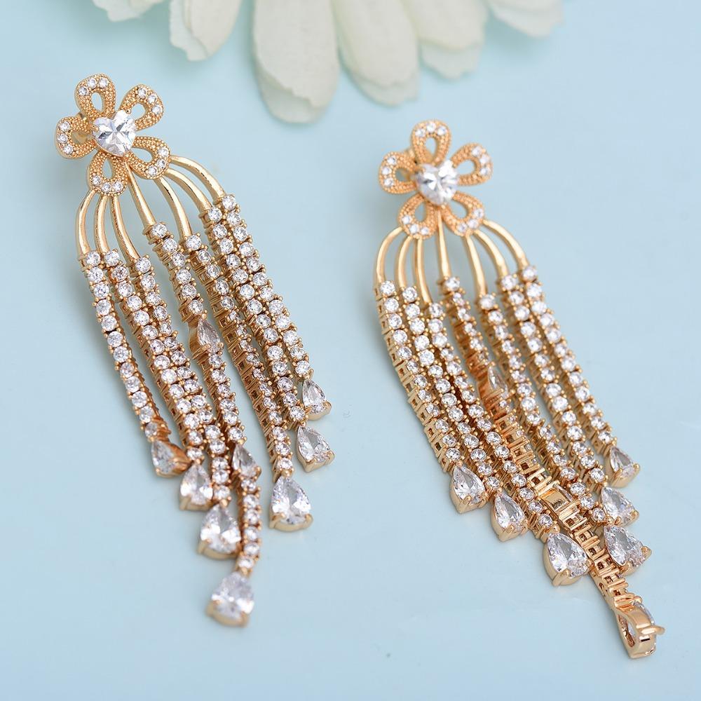 Rain Drops Earrings - Kuberlo - Best Gift for - Imitation Jewellery - Designer Jewellery - one gram gold - fashion jewellery