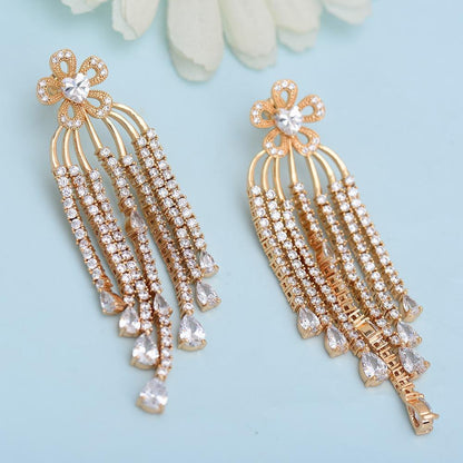 Rain Drops Earrings - Kuberlo - Best Gift for - Imitation Jewellery - Designer Jewellery - one gram gold - fashion jewellery
