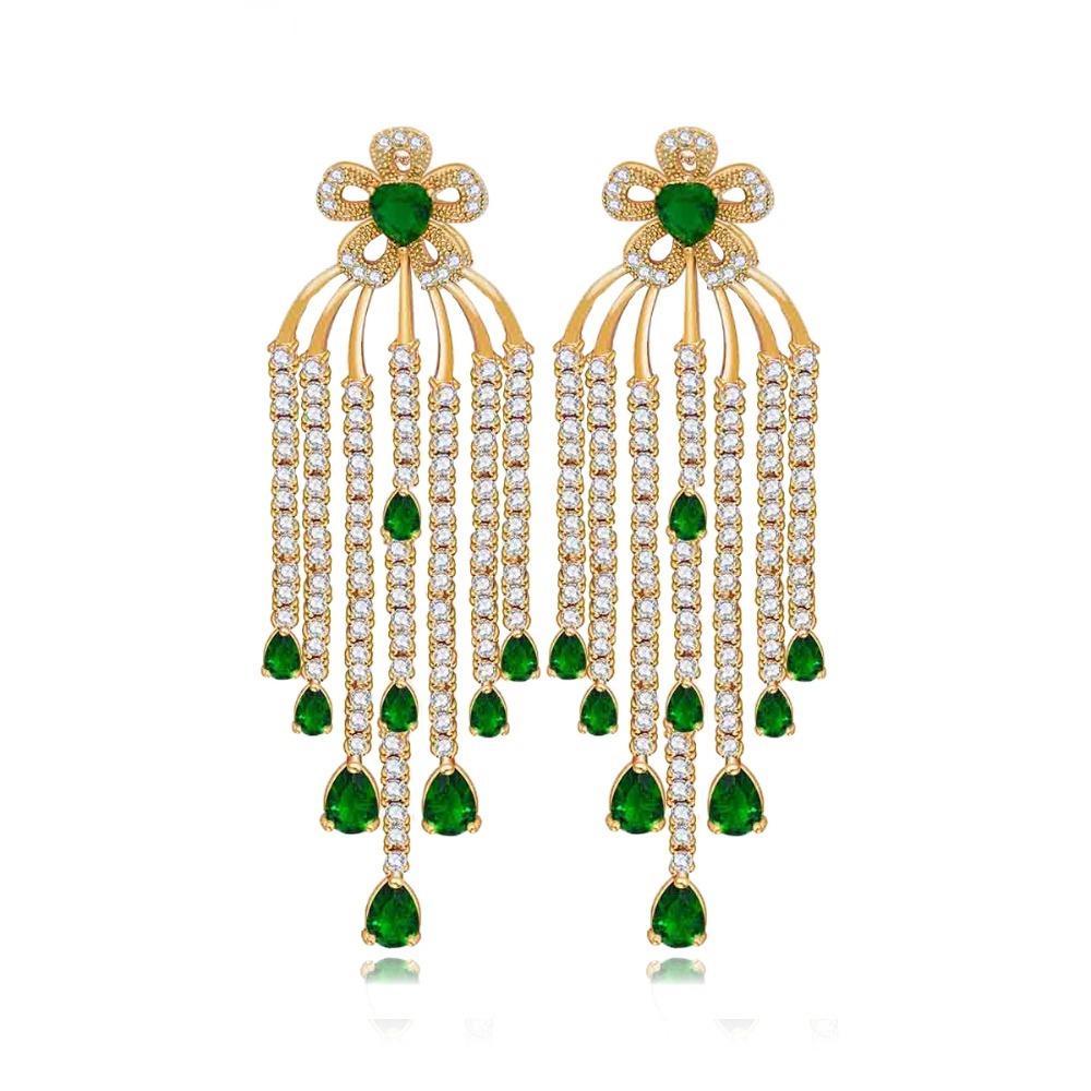 Rain Drops Earrings - Kuberlo - Best Gift for - Imitation Jewellery - Designer Jewellery - one gram gold - fashion jewellery