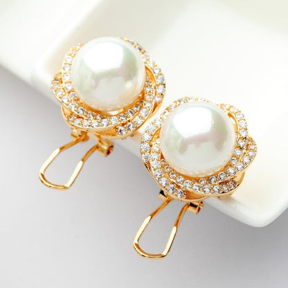 Pearl Stud Earrings - Kuberlo - Best Gift for - Imitation Jewellery - Designer Jewellery - one gram gold - fashion jewellery