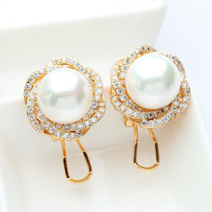 Pearl Stud Earrings - Kuberlo - Best Gift for - Imitation Jewellery - Designer Jewellery - one gram gold - fashion jewellery