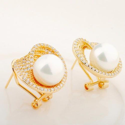 Office Pearl Studs - Kuberlo - Best Gift for - Imitation Jewellery - Designer Jewellery - one gram gold - fashion jewellery