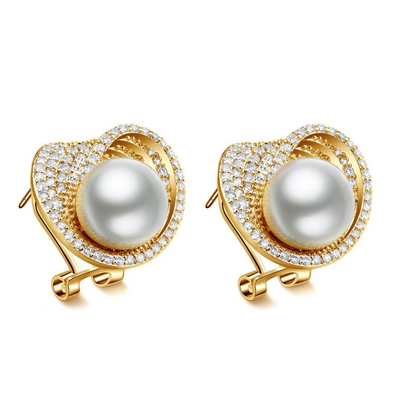 Office Pearl Studs - Kuberlo - Best Gift for - Imitation Jewellery - Designer Jewellery - one gram gold - fashion jewellery