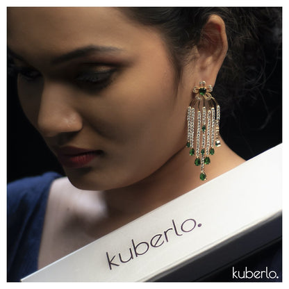 Rain Drops Earrings - Kuberlo - Best Gift for - Imitation Jewellery - Designer Jewellery - one gram gold - fashion jewellery