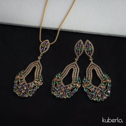 Jetta Necklace set - Kuberlo - Best Gift for - Imitation Jewellery - Designer Jewellery - one gram gold - fashion jewellery