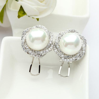 Pearl Studs Silver - Kuberlo - Best Gift for - Imitation Jewellery - Designer Jewellery - one gram gold - fashion jewellery