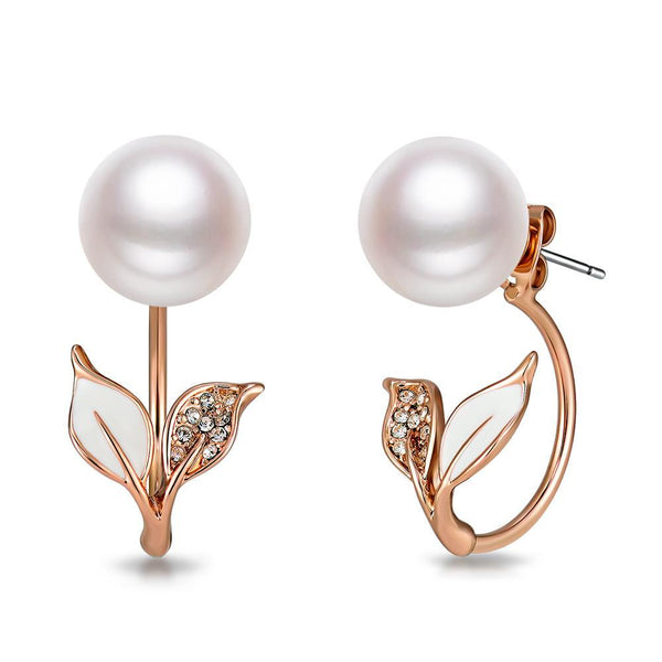 Honour Pearl Earrings - Kuberlo - Best Gift for - Imitation Jewellery - Designer Jewellery - one gram gold - fashion jewellery