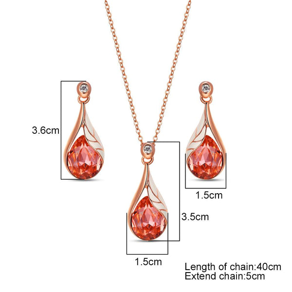 Flama Pendant Set - Kuberlo - Best Gift for - Imitation Jewellery - Designer Jewellery - one gram gold - fashion jewellery