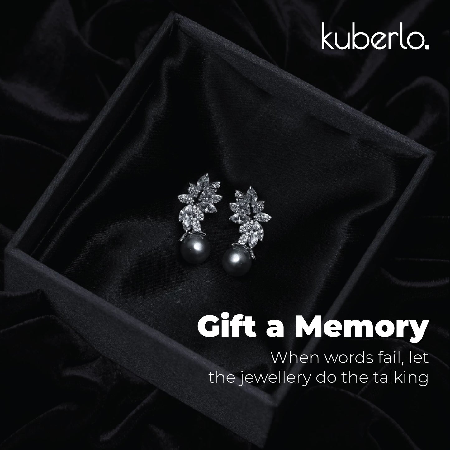 Gift Princess Pearl Earrings - Kuberlo - Best Gift for - Imitation Jewellery - Designer Jewellery - one gram gold - fashion jewellery