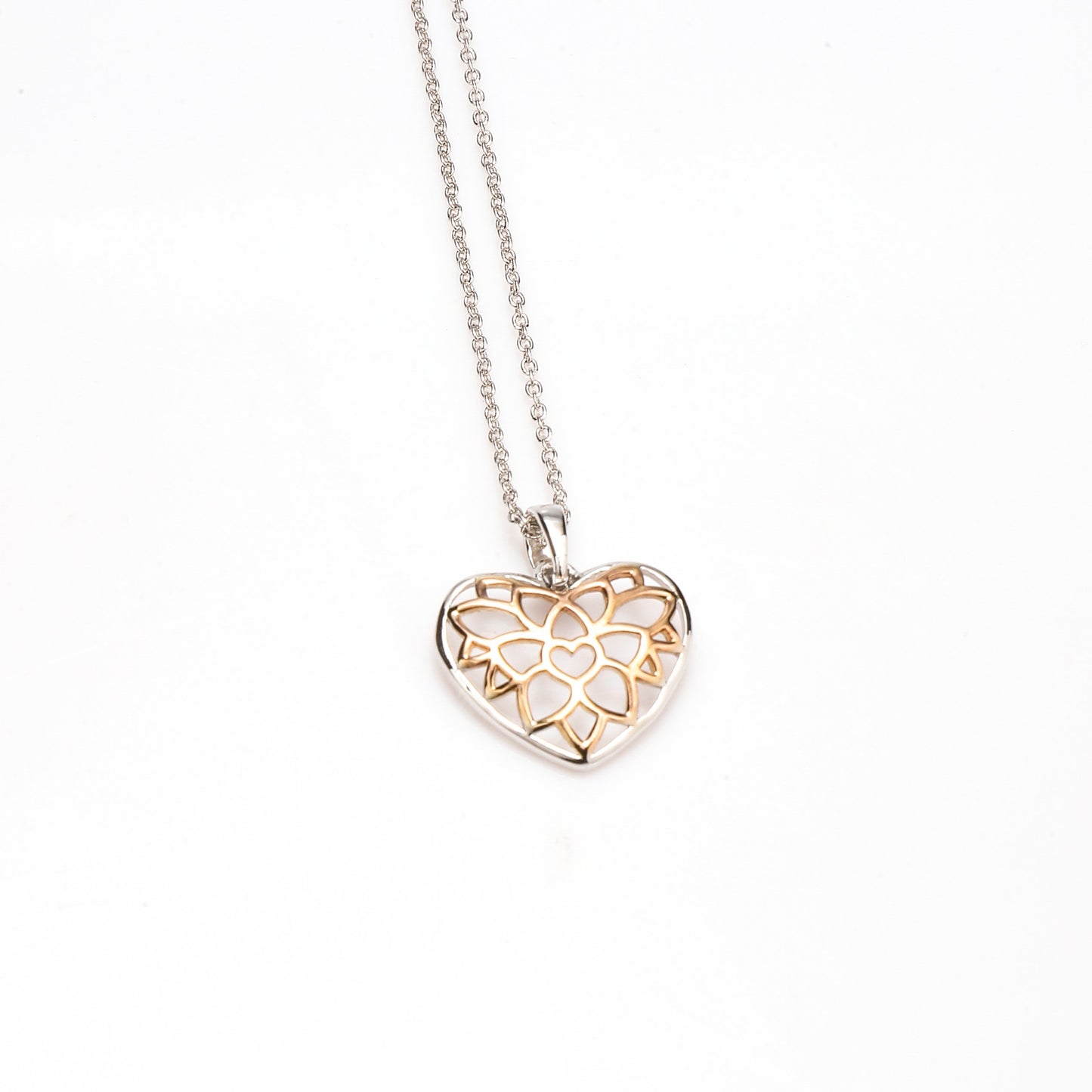 Floral Heart Pendant