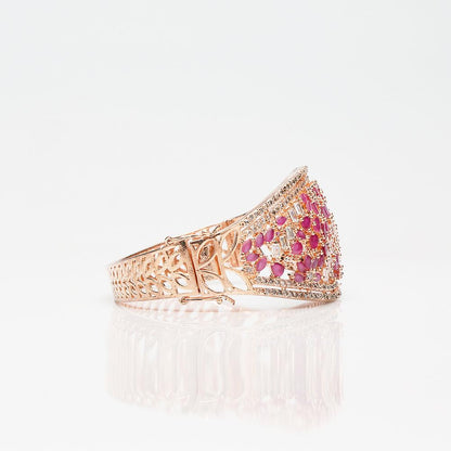 Pink Rhiya Royal Bangle Bracelet