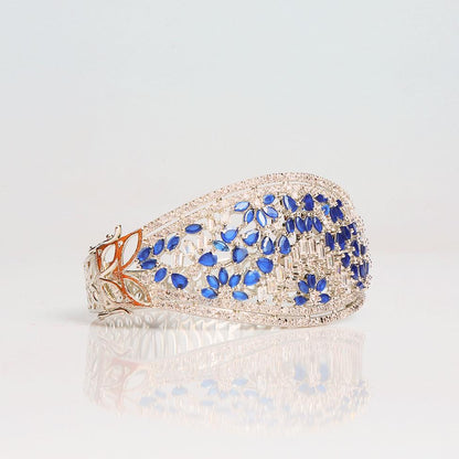 Blue Rhiya Royal Bangle Bracelet