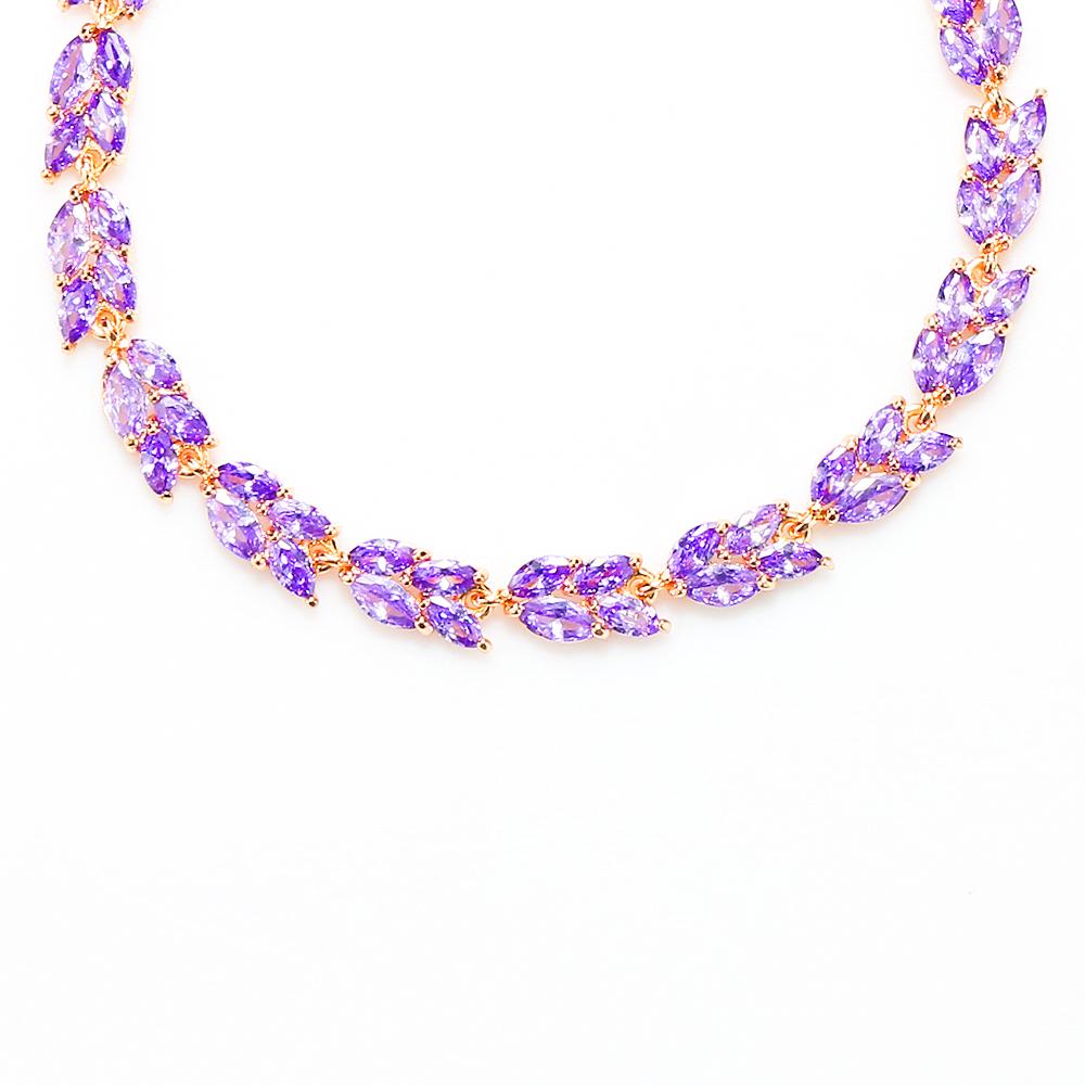 Violet Crystal beauty Bracelet