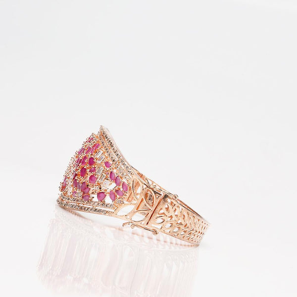 Pink Rhiya Royal Bangle Bracelet