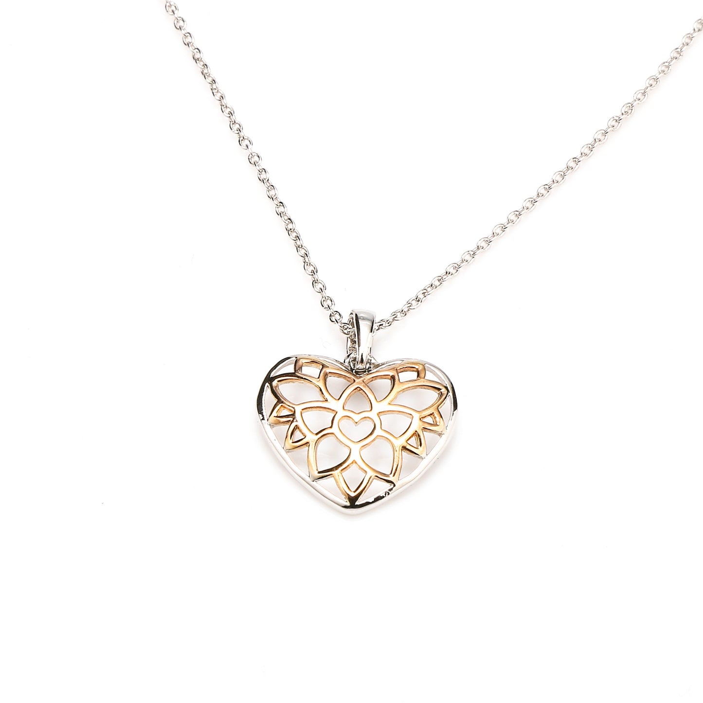 Floral Heart Pendant