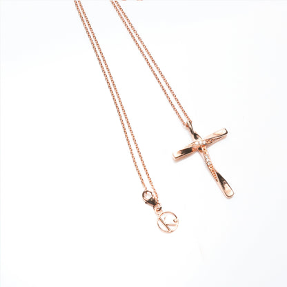 Jesus Cross Pendant (Rose Gold Plating)