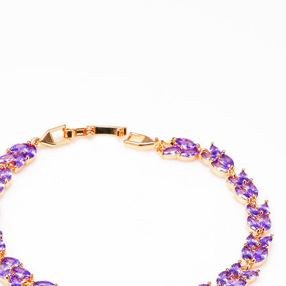 Violet Crystal beauty Bracelet