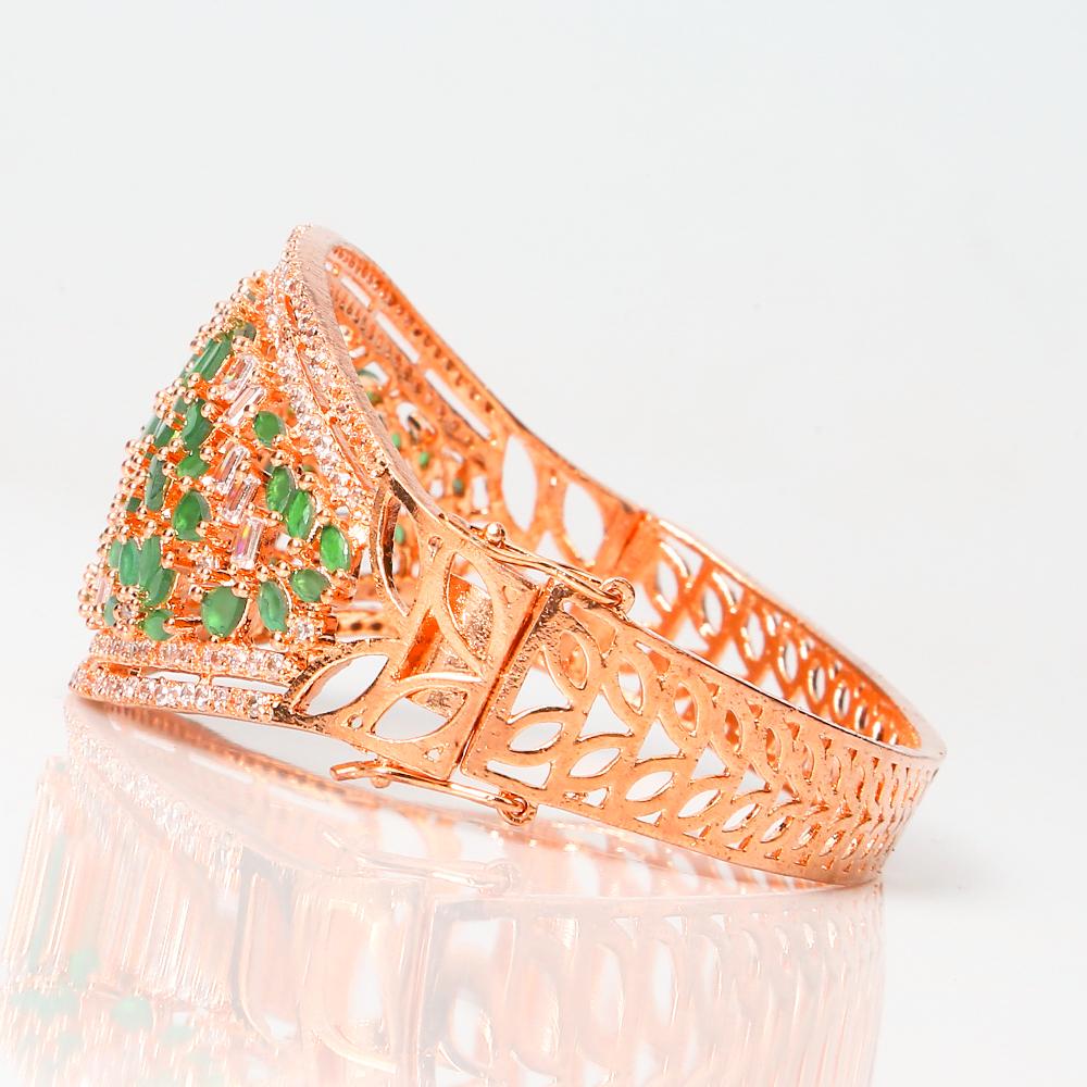 Green Rhiya Royal Bangle Bracelet