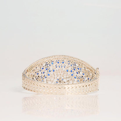 Blue Rhiya Royal Bangle Bracelet